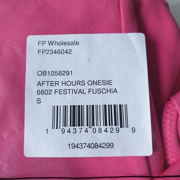 Free People Movement After Hours Onesie in Festival Fuschia - Sz Sm - Picture 2 of 12